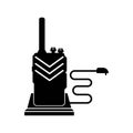 Handheld transceiver icon, vector illustration design template