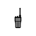 Handheld transceiver icon, vector illustration design template