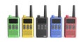 Handheld transceivers with different colors