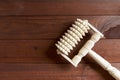 Handheld Wooden Massager Royalty Free Stock Photo