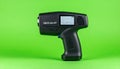 Handheld XRF Analyzer on a Green Screen Background Royalty Free Stock Photo