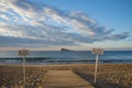 Handicap access to a beach Royalty Free Stock Photo