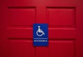 Handicap Bathroom Sign