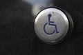 Handicap Button Royalty Free Stock Photo