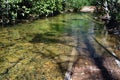 Handicap Fishing Ramp on Big Stony Creek Royalty Free Stock Photo