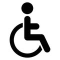 Handicap icon Royalty Free Stock Photo