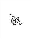 Handicap line icon,vector best line design icon.