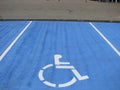 Handicap parking Royalty Free Stock Photo
