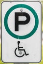 Handicap Parking Sign