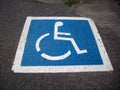 Handicap Parking Space Royalty Free Stock Photo