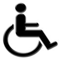 HANDICAP SYMBOL Royalty Free Stock Photo