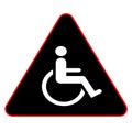 Handicap Symbol Royalty Free Stock Photo