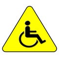 Handicap Symbol Royalty Free Stock Photo