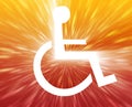 Handicap symbol Royalty Free Stock Photo