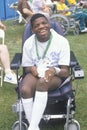 Handicapped African American Athlete