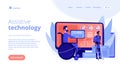 Assistive technology concept landing page