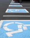 Handicapped Parking Royalty Free Stock Photo