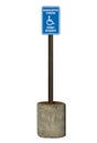 Handicapped Parking Sign Royalty Free Stock Photo