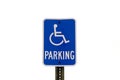 Handicapped Parking Sign Royalty Free Stock Photo