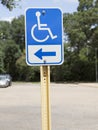 Handicapped Parking Sign Royalty Free Stock Photo