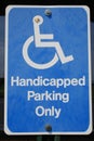 Handicapped parking