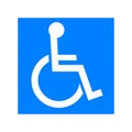 Handicapped parking spot