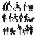 Handicapped people and seniors