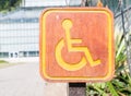 Handicapped symbol Royalty Free Stock Photo