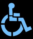 Handicapped Symbol Royalty Free Stock Photo