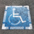 Handicapped symbol Royalty Free Stock Photo