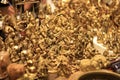 Handicraft Gold Idols of Hindu Gods for Sale Royalty Free Stock Photo