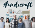 Handicraft Handmade Handiwork Art Design Ideas Concept Royalty Free Stock Photo