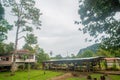 Handicraft market at Penan nomadic indigenous people Resettlement Area. Sarawak.Gunung Mulu national Park