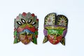 The handicraft mask Royalty Free Stock Photo