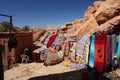 Handicraft rugs and blankets in Morocco