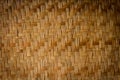 Handicraft wicker striped woven bamboo texture background Royalty Free Stock Photo