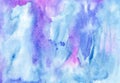 Handicrafted watercolour background for scrapbooking and other
