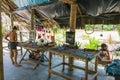 Handicrafts being sold at the Hippie village in Arembepe - Bahia, Brazil