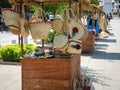 Handicrafts exhibition in central square Rasht, Gilan, Iran