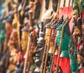 Handicrafts in Kathmandu (Buddha heads), Nepal