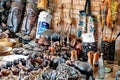 Handicrafts at a market in Zimbabwe Royalty Free Stock Photo