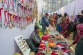 Handicrafts for sale at Kolkata, West Bengal, India.