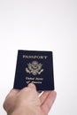 Handing passort Royalty Free Stock Photo