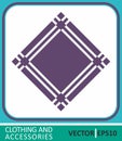 Handkerchief, headscarf. Vector Icon. Simple vector illustration for graphic and web design.