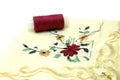 Handkerchief Sewing Royalty Free Stock Photo