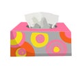 Handkerchiefs, Nasal wipes for a cold. Runny nose and snot