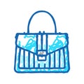 handle bag icon doodle illustration Royalty Free Stock Photo