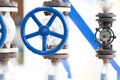 Handle Gate Valve on the Pipeline