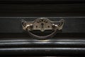 The handle of an old cupboard Royalty Free Stock Photo