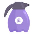 Handle sprayer icon cartoon vector. Pesticide spray